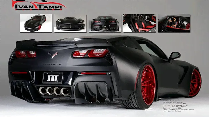 Sick Corvette Mods XIK Wide Body Kit Design by Ivan Tampi Customs