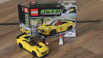 LEGO Speed Champions Corvette Z06 Speed Build - Kit #75870