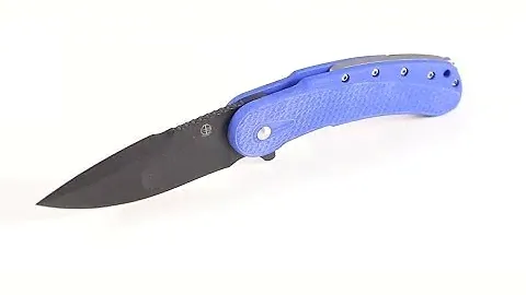 Нож-флиппер складной Todd Begg Bodega Blue Scalloped TB BOD BLU SC LB
