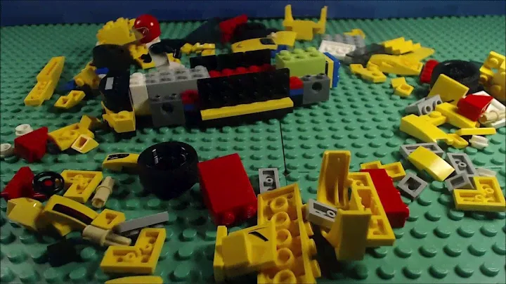 Lego Chevrolet Corvette Z06 Stop Motion Speed Build (Set 75870)
