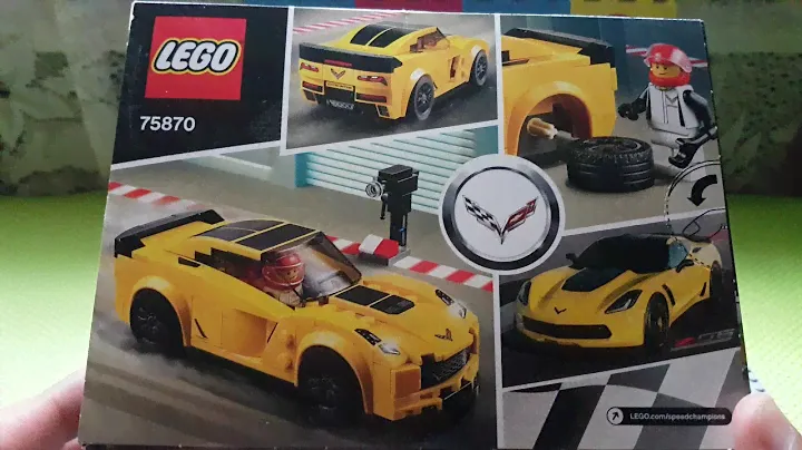 Распаковка Конструктор LEGO Speed Champions Chevrolet Corvette Z06 (75870) из Rozetka.com.ua
